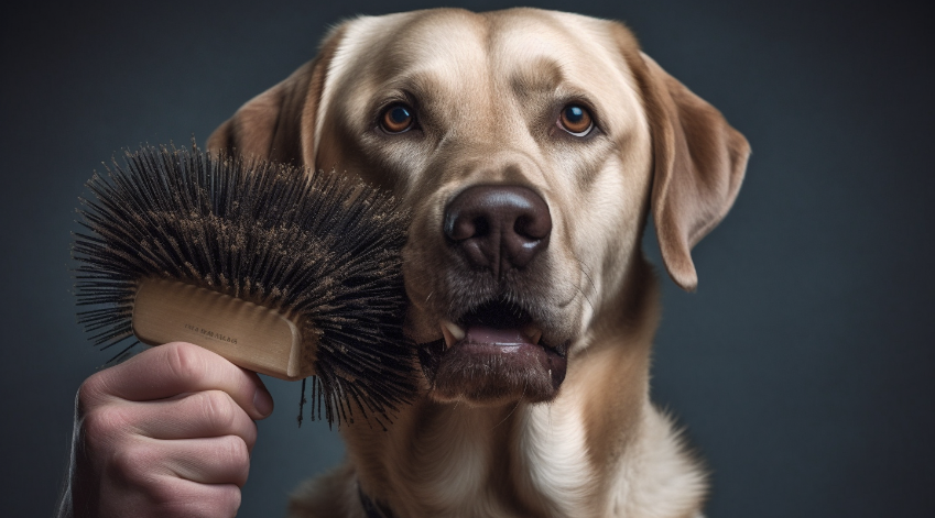 Labrador Retriever Shed