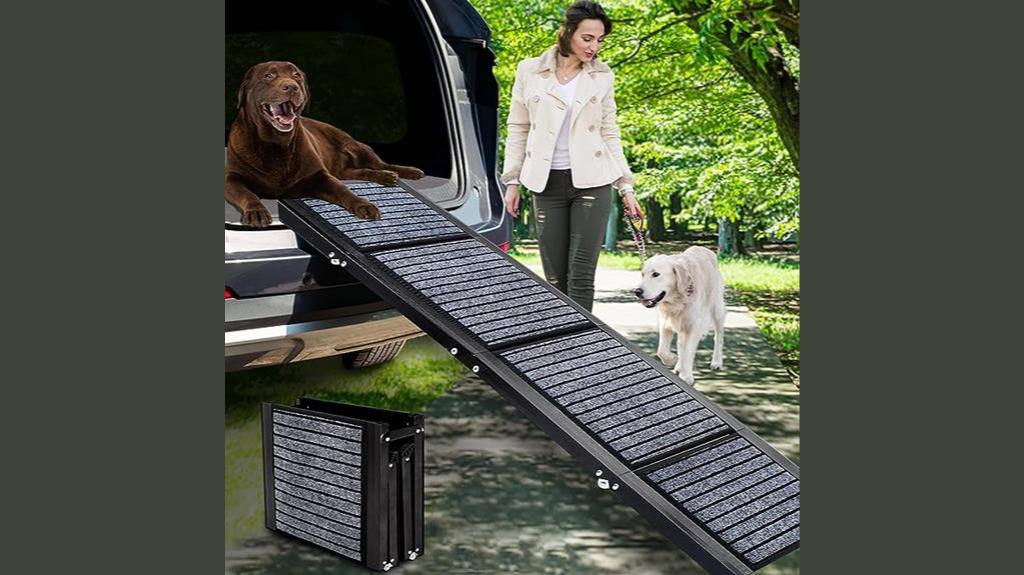 easy to use and sturdy pet ramp